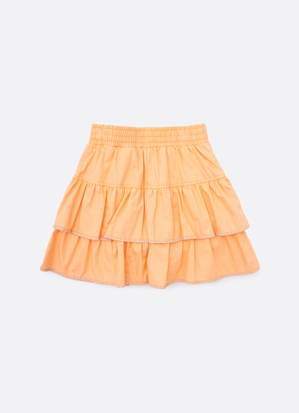 Saia Short Tricoline Babados