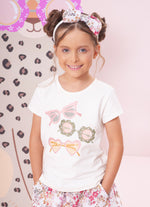 Blusa Cotton Óculos Cristais