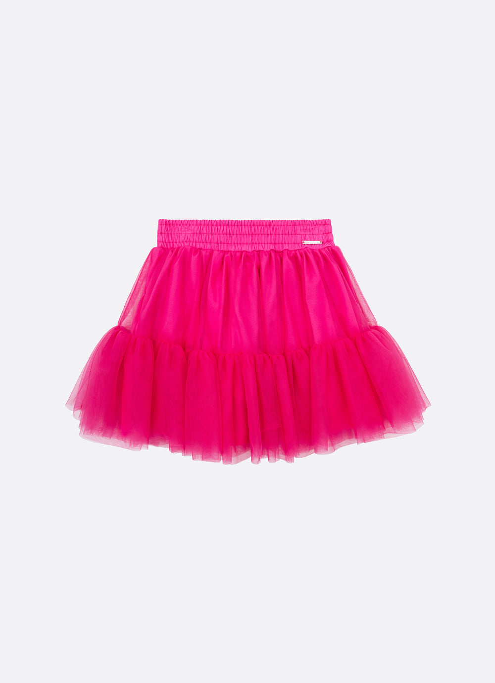 Saia Short Tule Babado