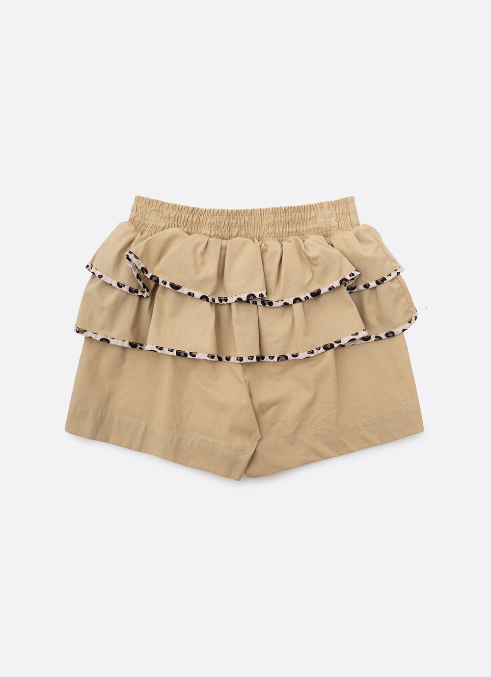 Short Tricoline Babados Debrum