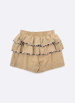 Short Tricoline Babados Debrum