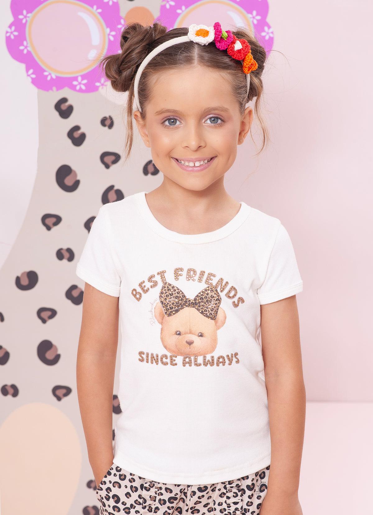 Blusa Ribeiro Best Friends Ursinha