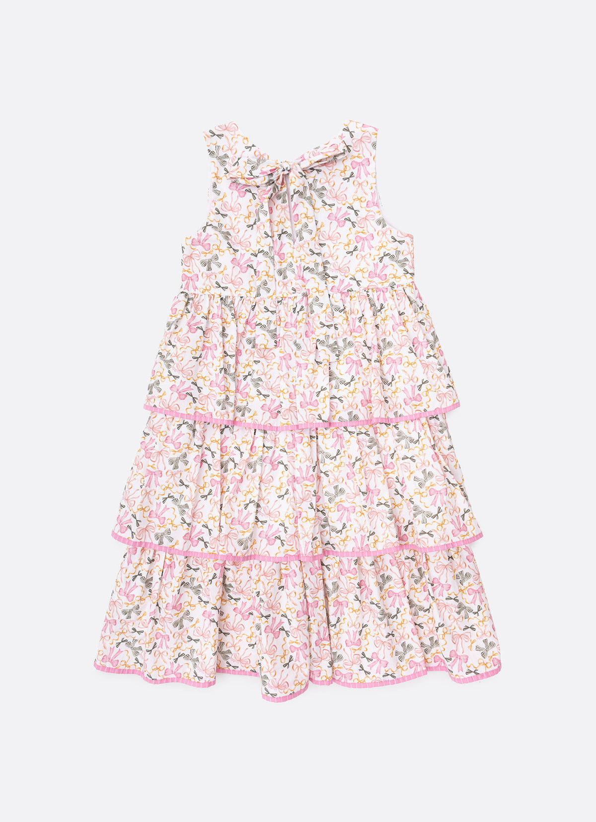 Vestido Algodão Multi Laços