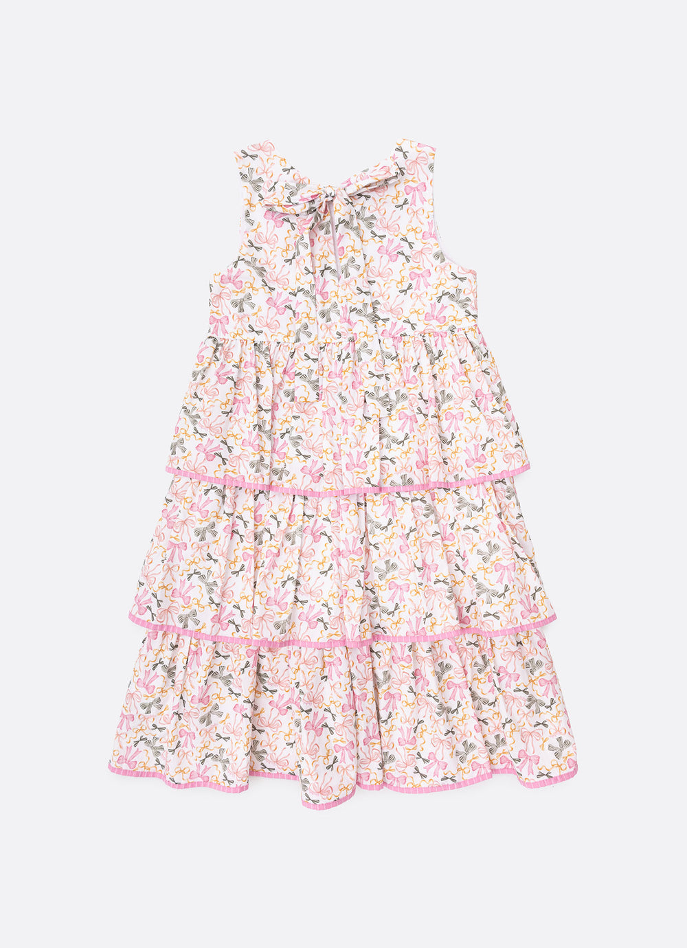Vestido Algodão Multi Laços