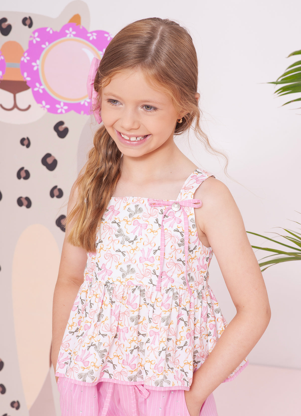 Blusa Algodão Multi Laços