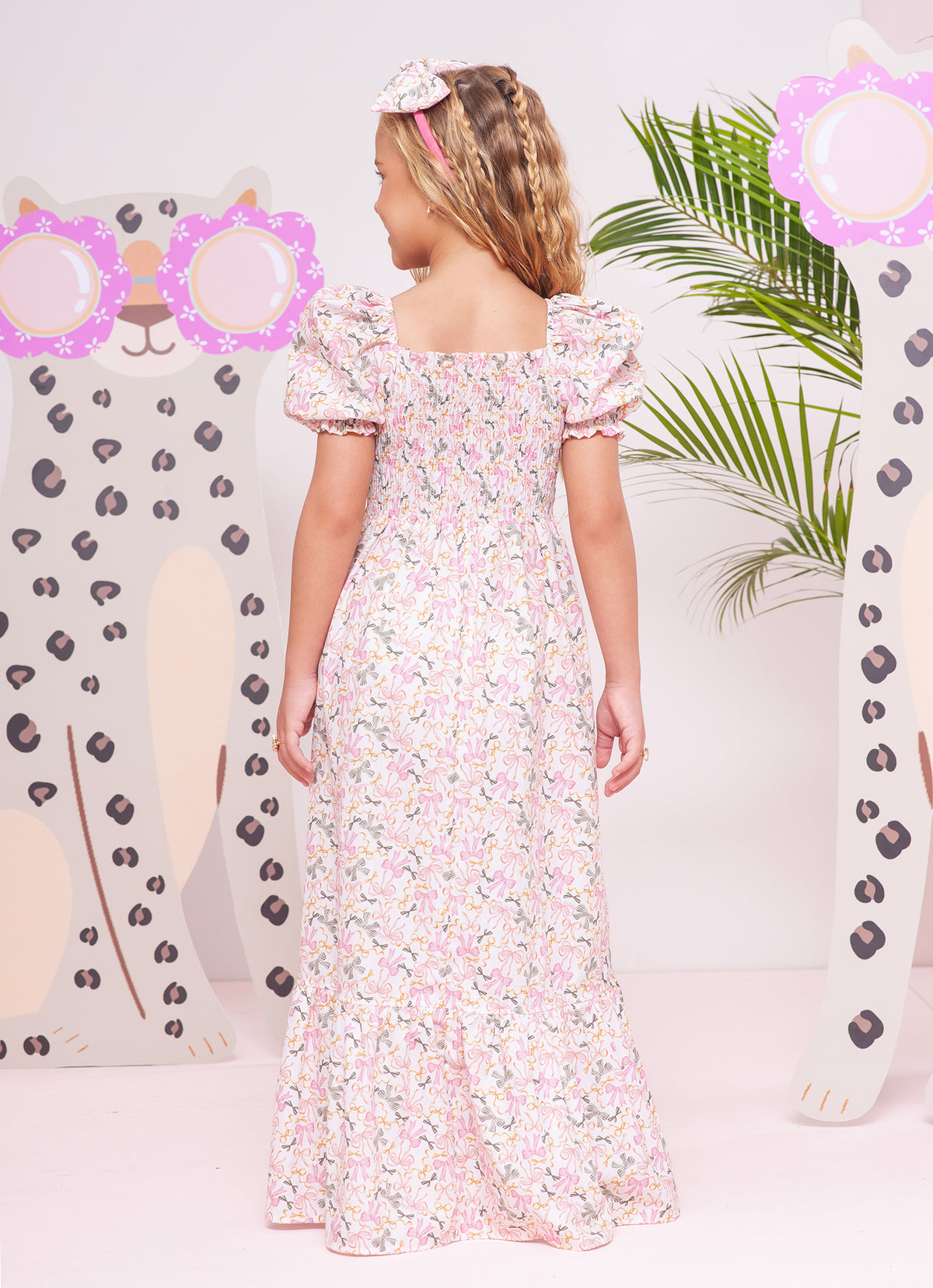 Vestido Longo Multi Laços