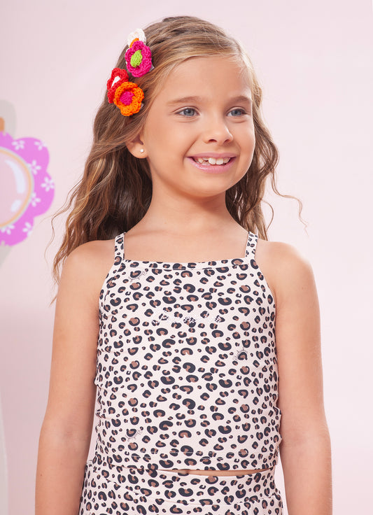 Blusa Cropped Light Estampado