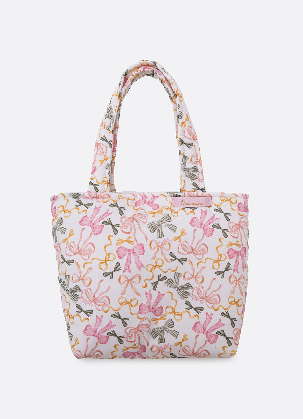 Bolsa Algodão Laço Estampado