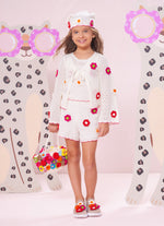 Casaqueto Tricot Multi Flores