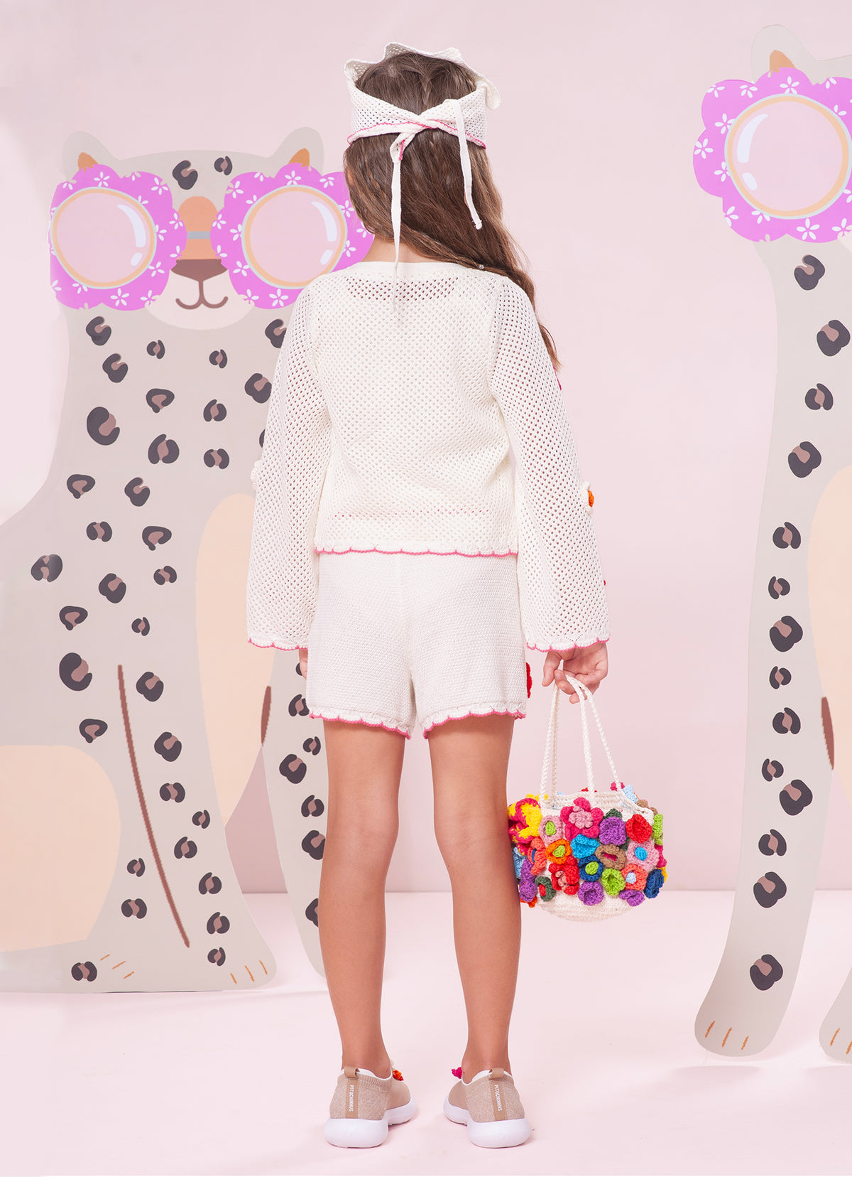 Casaqueto Tricot Multi Flores