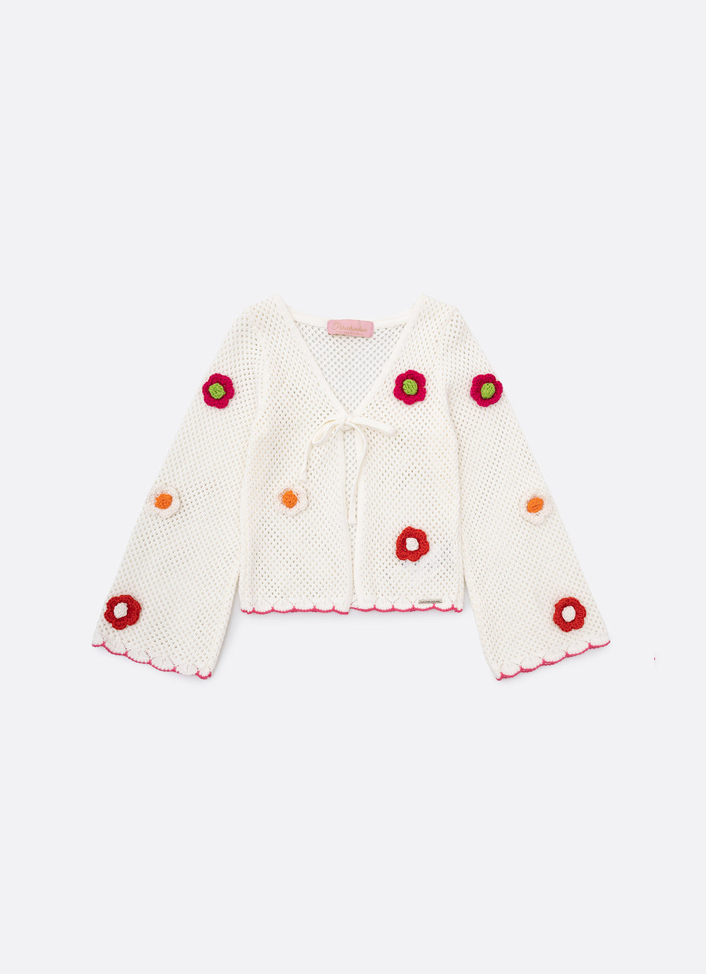 Casaqueto Tricot Multi Flores