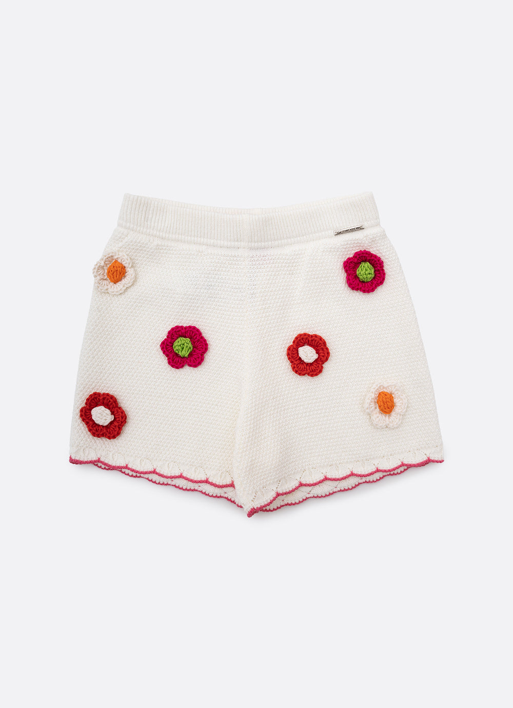 Short Tricot Multi Flores