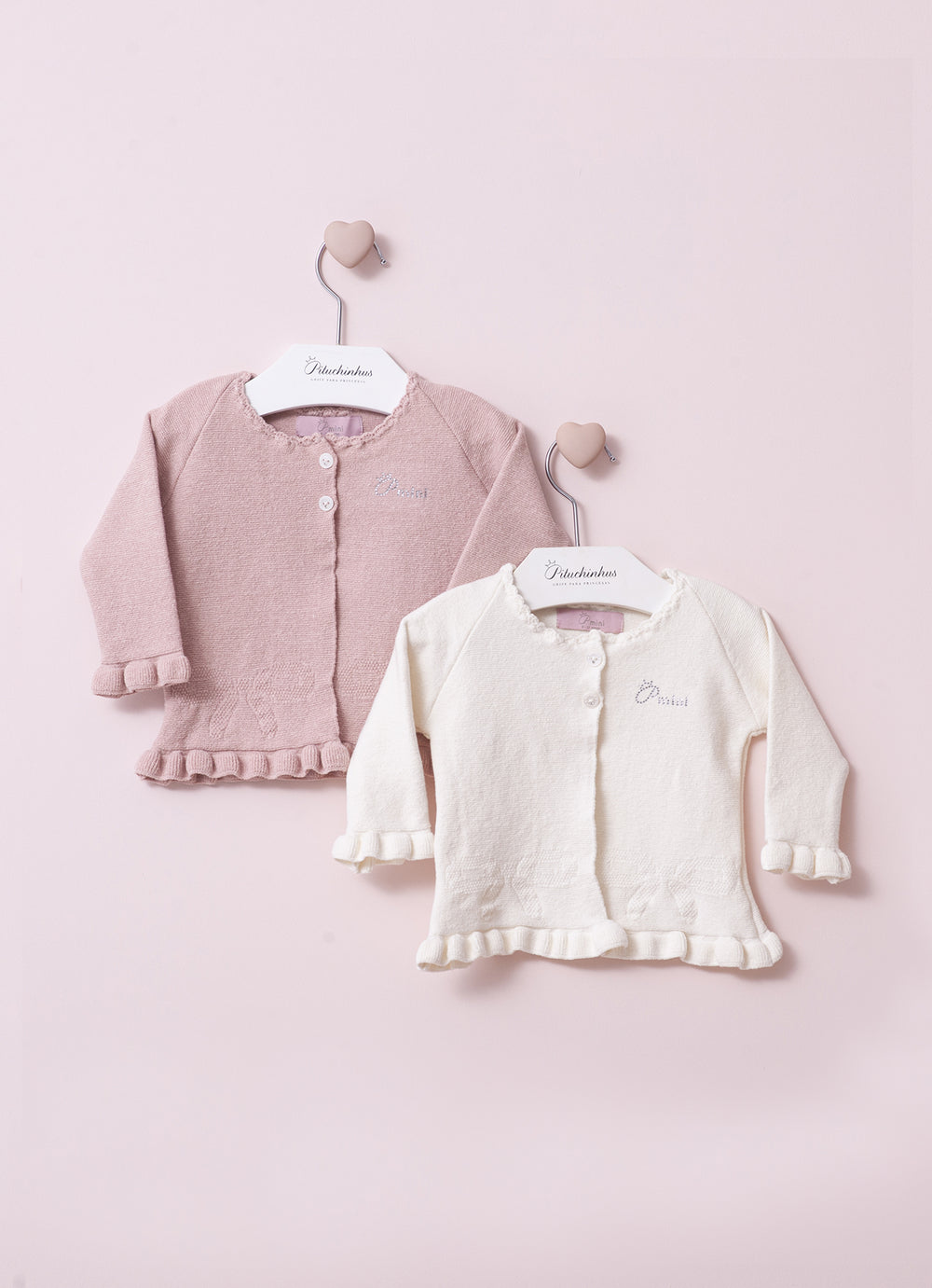 Casaqueto Tricot Laço Babadinhos Pmini