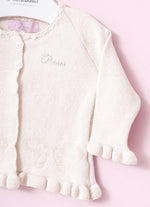 Casaqueto Tricot Laço Babadinhos Pmini