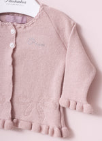 Casaqueto Tricot Laço Babadinhos Pmini
