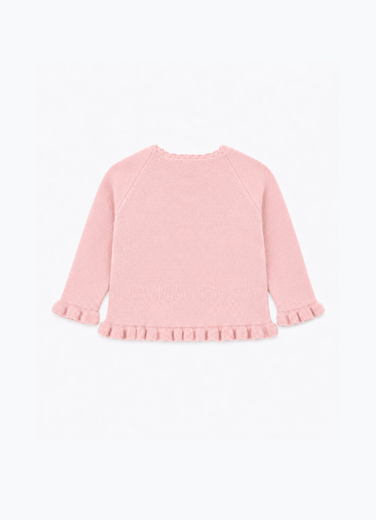 Casaqueto Tricot Laço Babadinhos Pmini