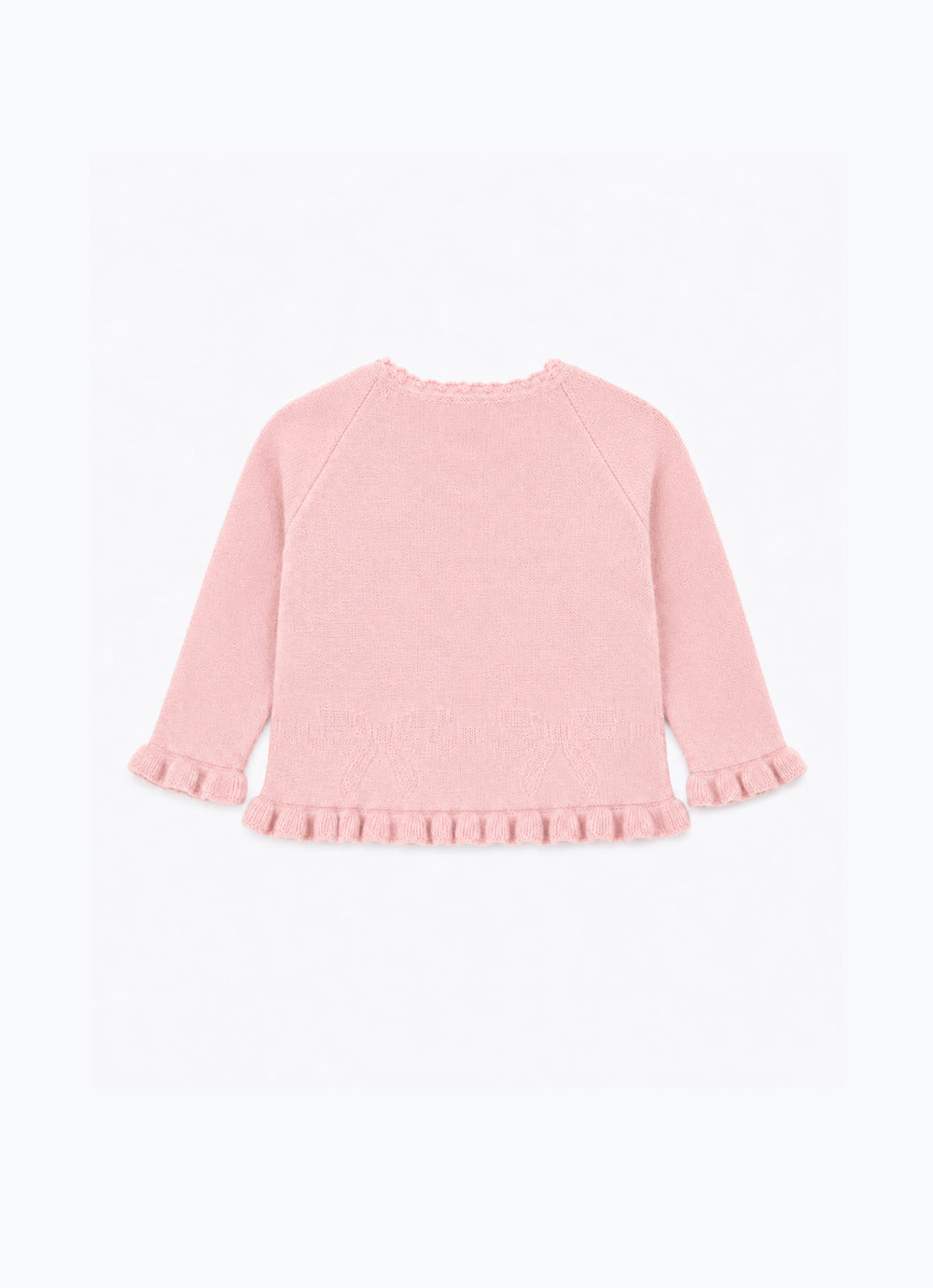 Casaqueto Tricot Laço Babadinhos Pmini
