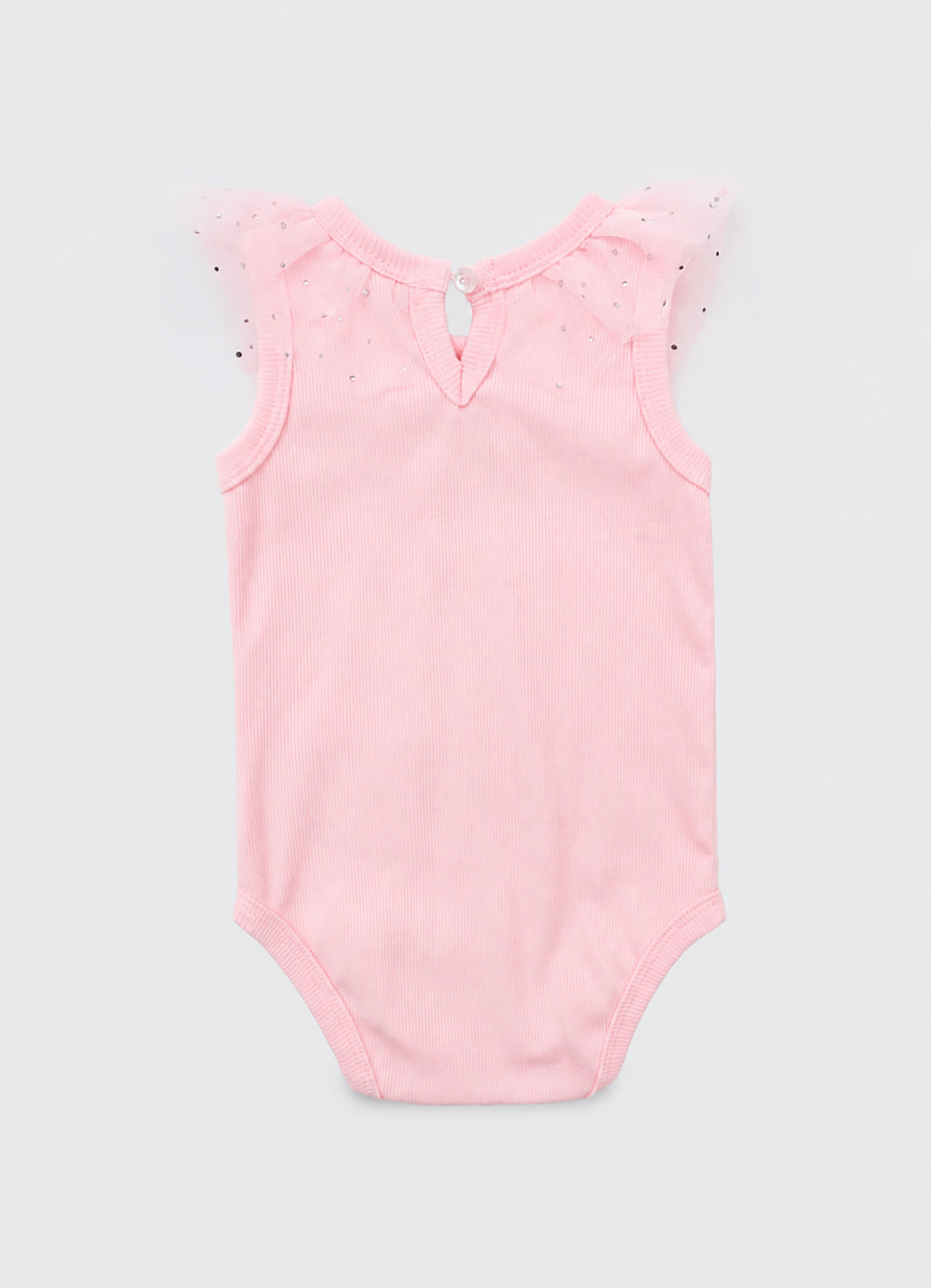 Body Ribana Gola Tule Cristais Pmini