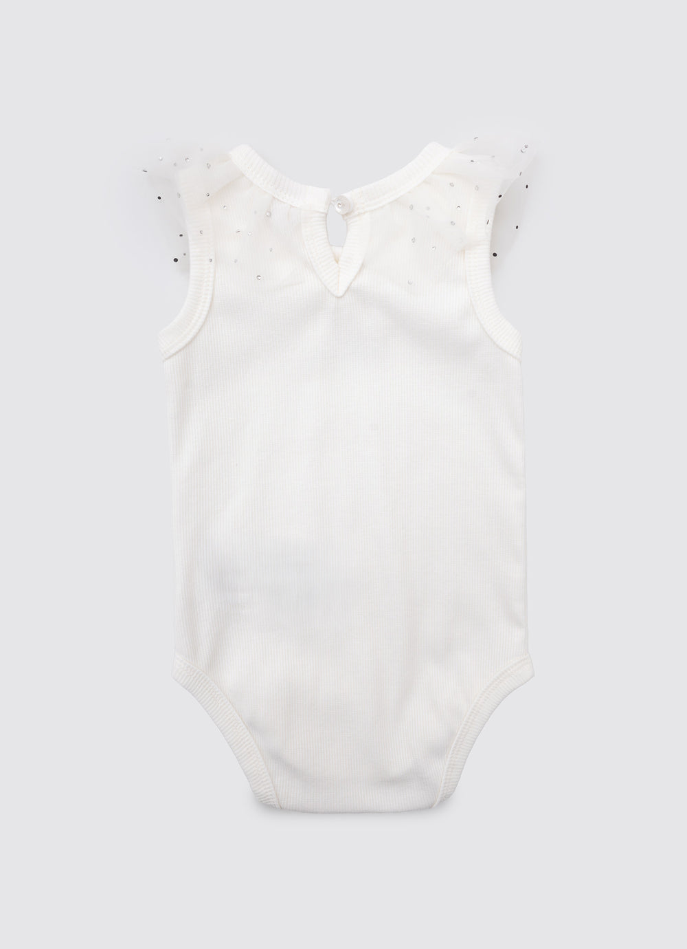 Body Ribana Gola Tule Cristais Pmini
