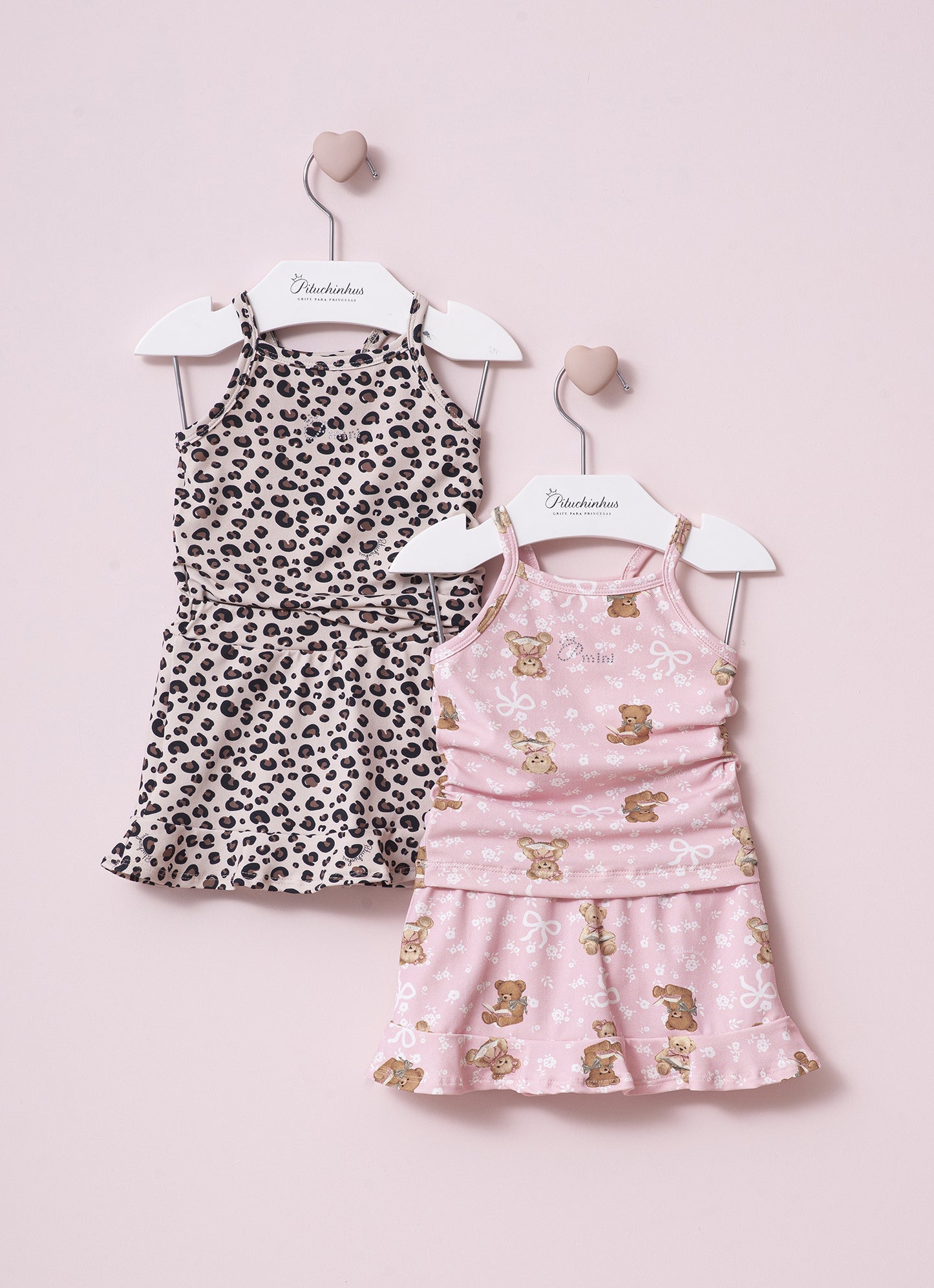 Conjunto Blusa e Saia Short Light Pmini