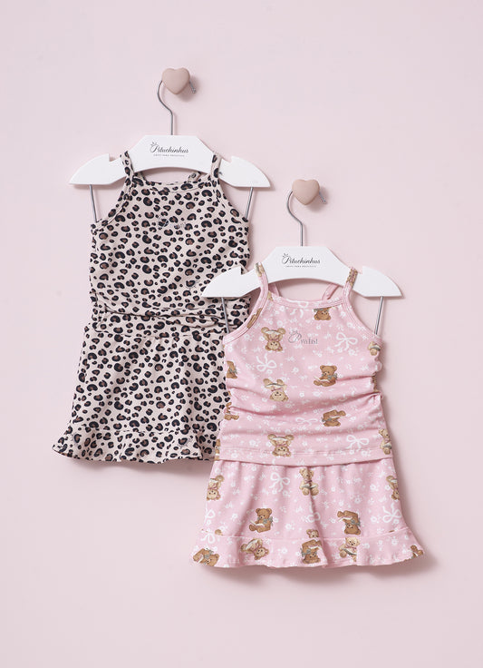 Conjunto Blusa e Saia Short Light Pmini
