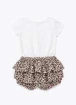Conjunto Body e Short Saia Algodão Pmini
