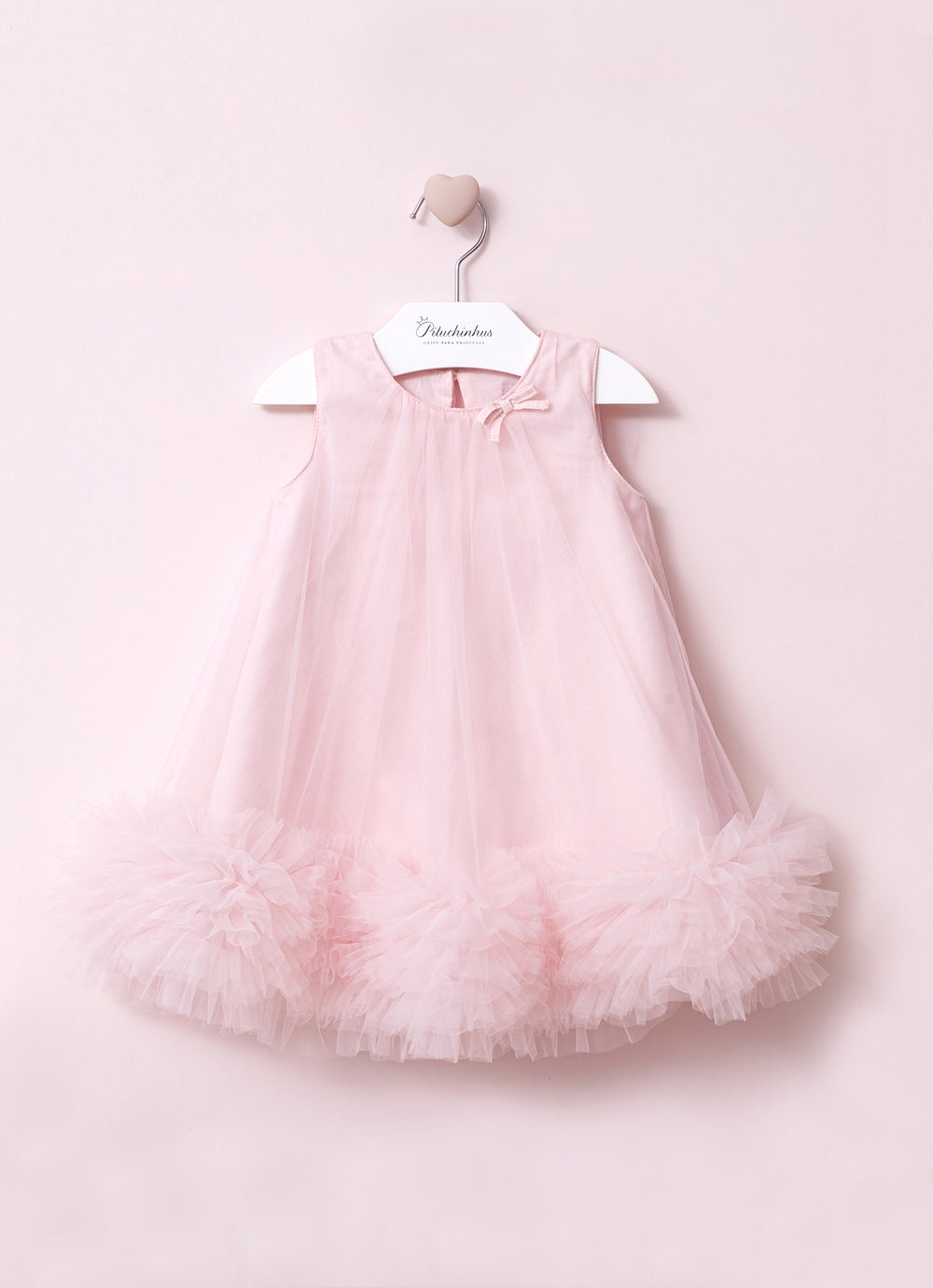Vestido Frufru Tule com Calcinha PMini