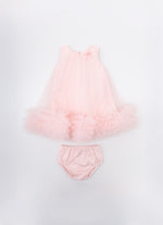 Vestido Frufru Tule com Calcinha PMini