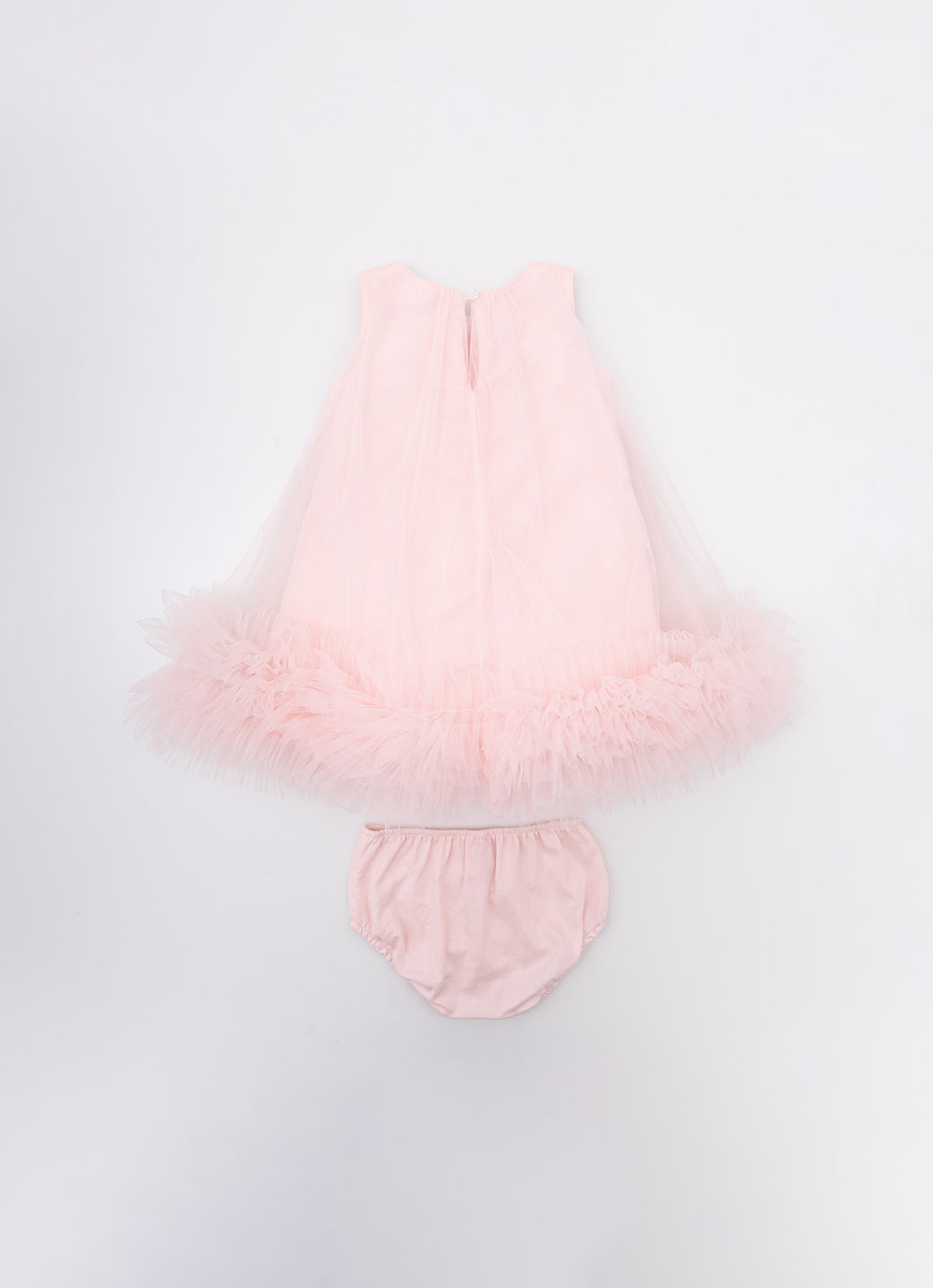 Vestido Frufru Tule com Calcinha PMini