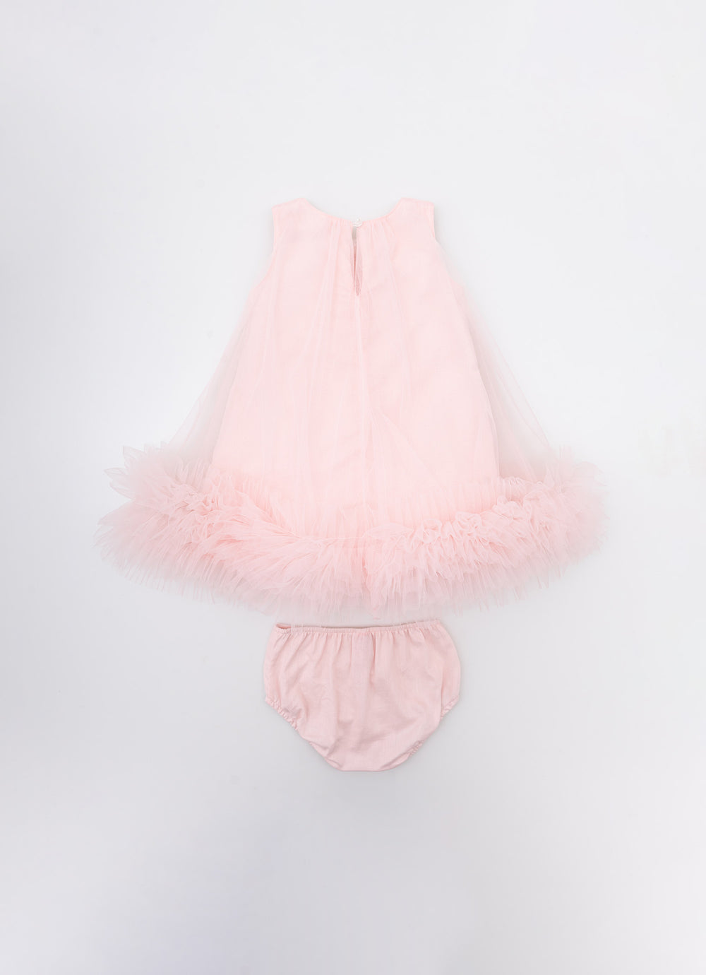 Vestido Frufru Tule com Calcinha PMini