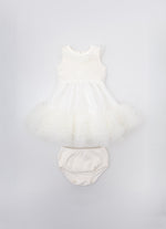 Vestido Frufru Tule com Calcinha Pmini