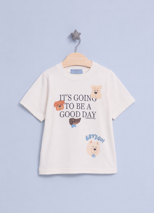 Camiseta Meia Malha Good Day For Boys