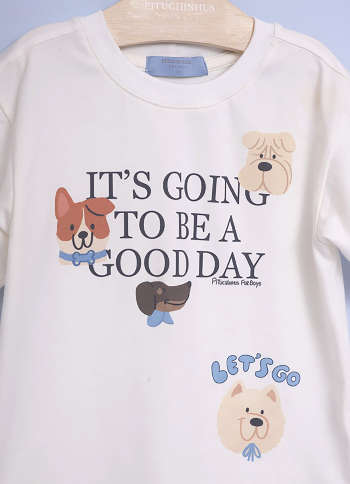 Camiseta Meia Malha Good Day For Boys