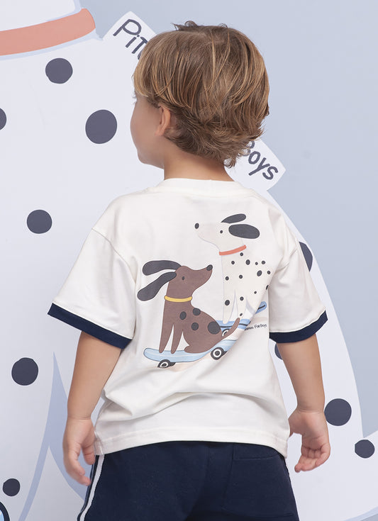 Camiseta Meia Malha Lets Go For Boys