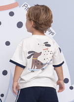 Camiseta Meia Malha Lets Go For Boys
