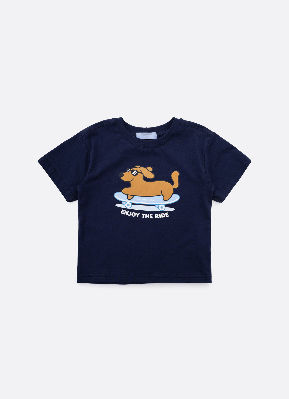 Camiseta Meia Malha Cachorro For Boys