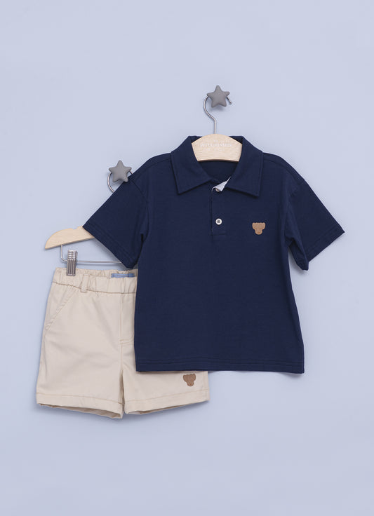 Camiseta Meia Malha Gola Polo For Boys