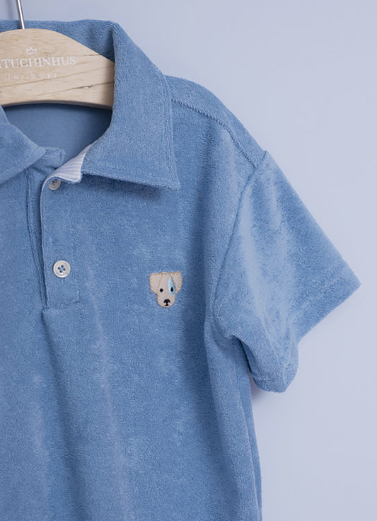 Camisa Atoalhada Gola Polo For Boys