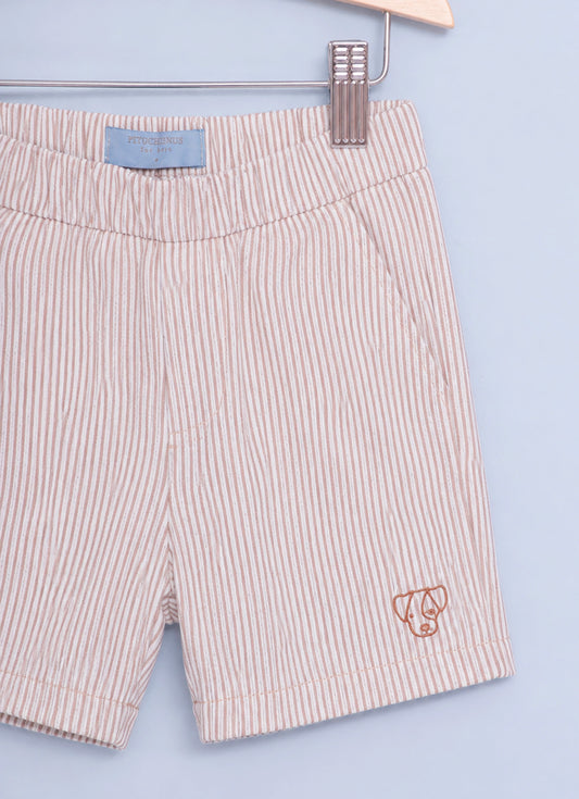 Bermuda Tricoline Listrada For Boys