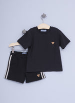 Bermuda Moletom Listra Lateral For Boys
