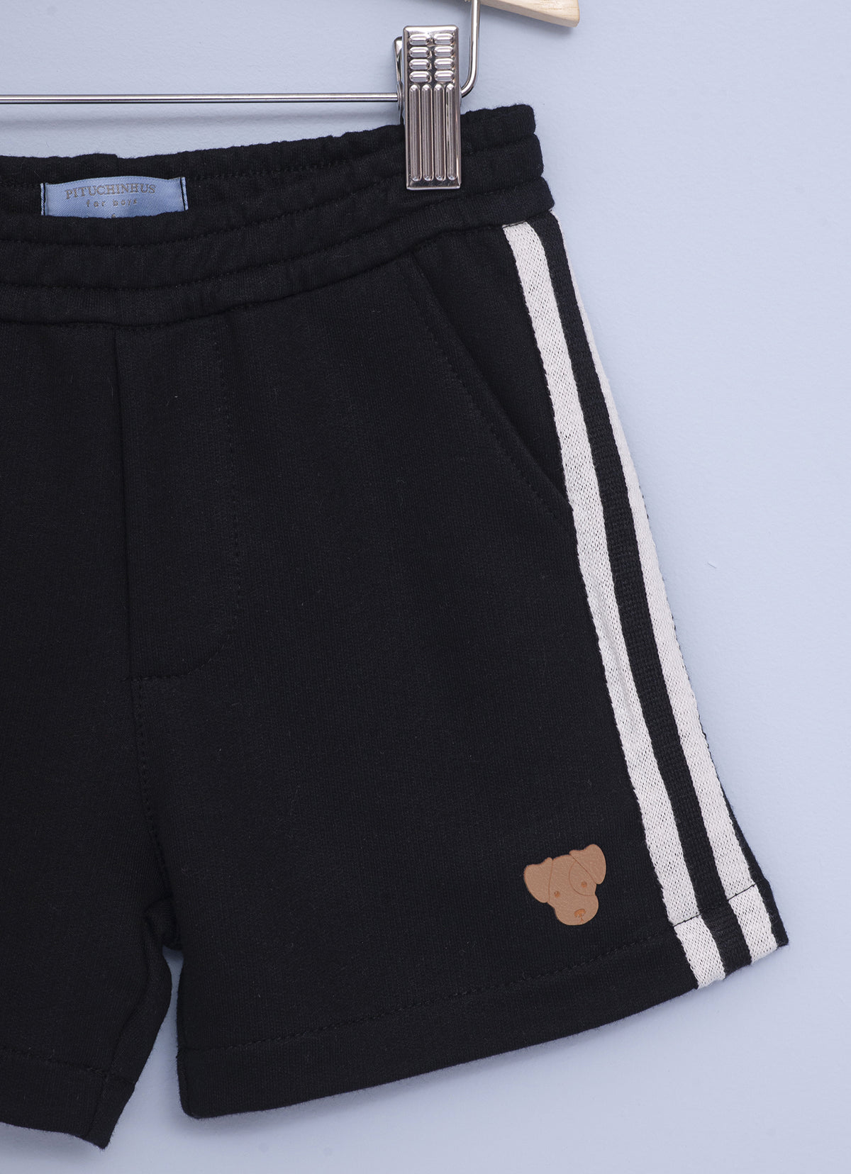 Bermuda Moletom Listra Lateral For Boys