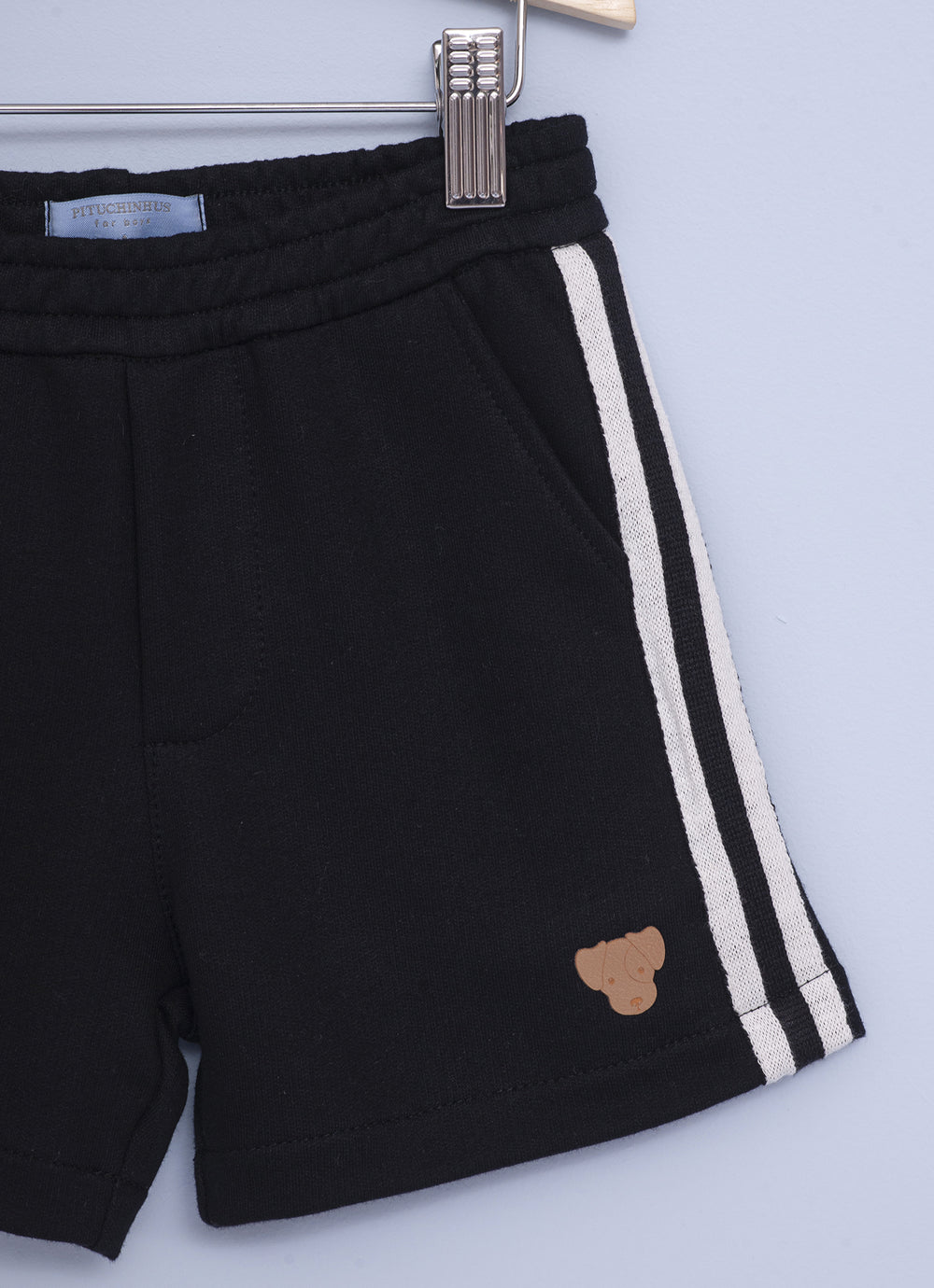 Bermuda Moletom Listra Lateral For Boys