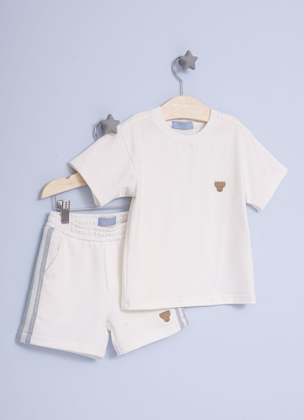 Bermuda Moletom Listra Lateral For Boys