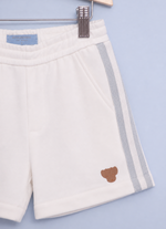 Bermuda Moletom Listra Lateral For Boys
