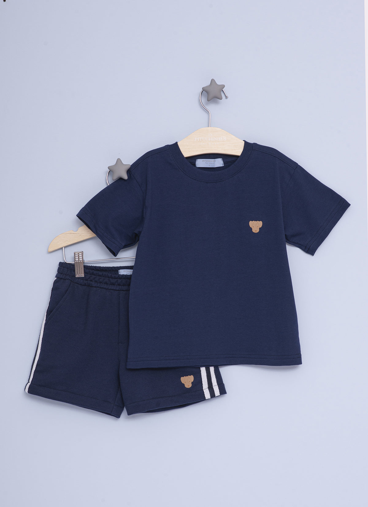 Bermuda Moletom Listra Lateral For Boys
