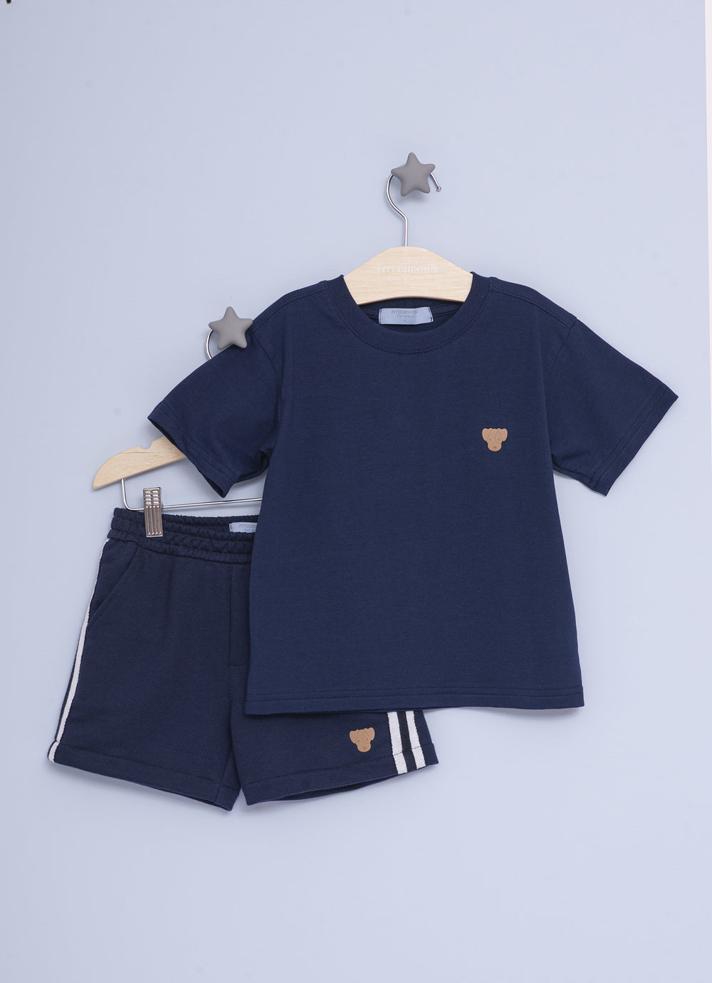 Bermuda Moletom Listra Lateral For Boys