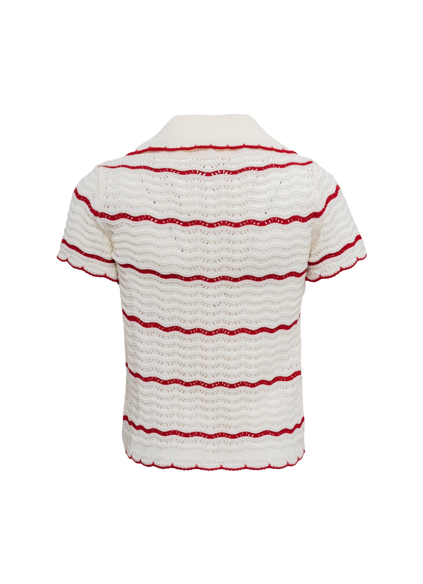 Camisa Tricot Ponto Rendado Resort