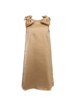 Vestido Festa Cetim Maxi Laços