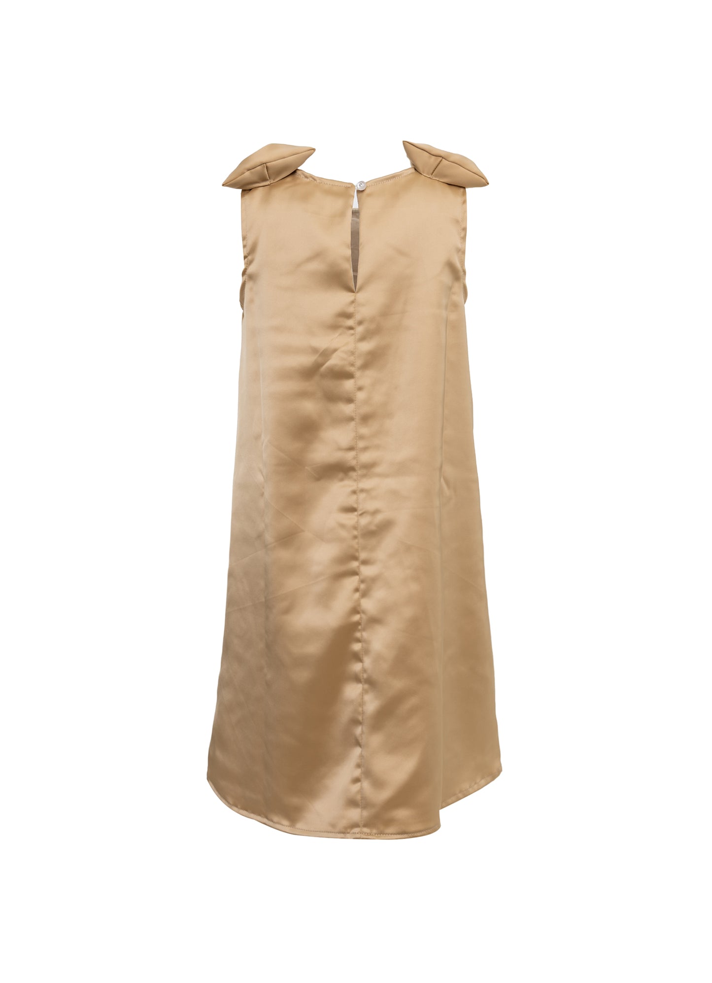 Vestido Festa Cetim Maxi Laços