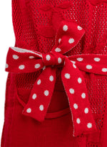 Vestido Tricot Renda Estampado